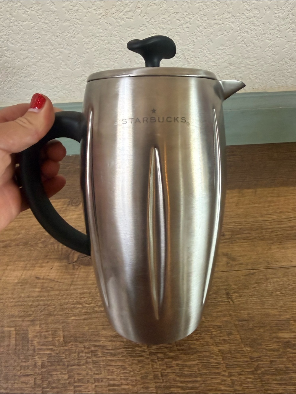 Starbucks Barista French Press Coffee Maker Stainless Steel Insulated 2003
